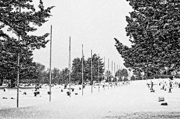 Greenwood Cemetery Council Grove Kansas Winter 2008