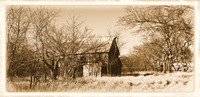 Barn on Highway 56 in Sepia